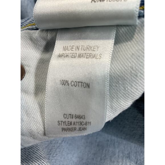 Agolde 'Parker' Blue Denim Jean Size 26 - Picture 5 of 5